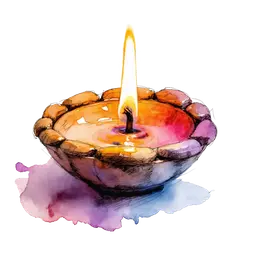 Diya lamp