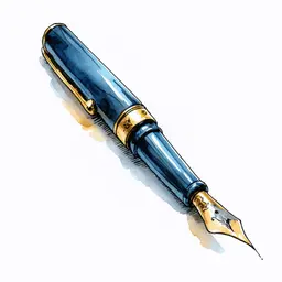 A fountain pen